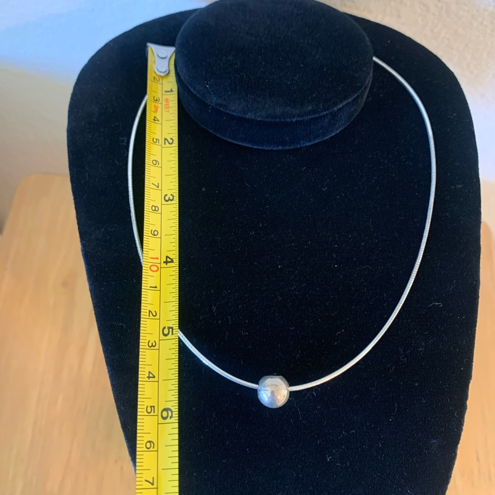 925 Serpentine, Floating Ball necklace - Picture 5 of 10